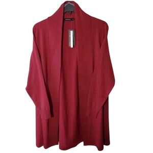 New!!!‎ Red super soft statement sleeve cardigan sweater plus size 2X